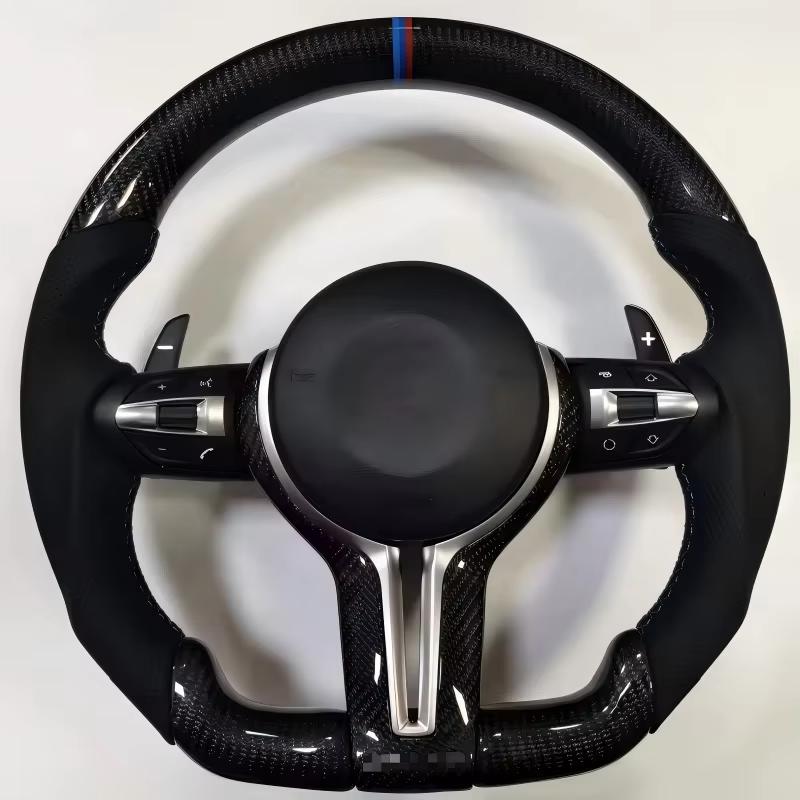 Upgraded high-quality carbon fiber steering wheel BMW F10 F07 F12 F13 F01 F20 M3 M5 F45 F30 E87 E90 E70 E84, EU warehouse, fast delivery