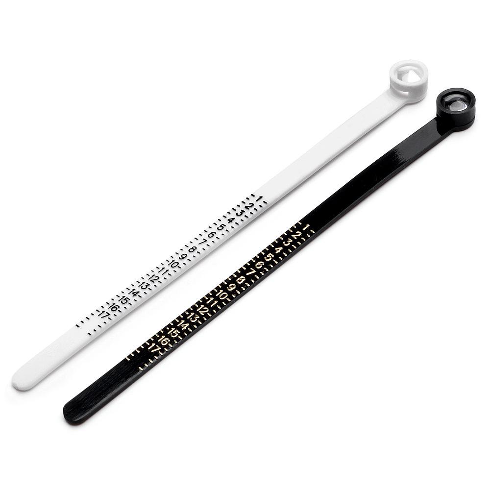 Кольцемер с лупой измерительная лента - Мягкий ремень-стиль инструмент для определения размера пальца