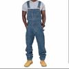Men's Plus Size Solid Color Denim Jumpsuit