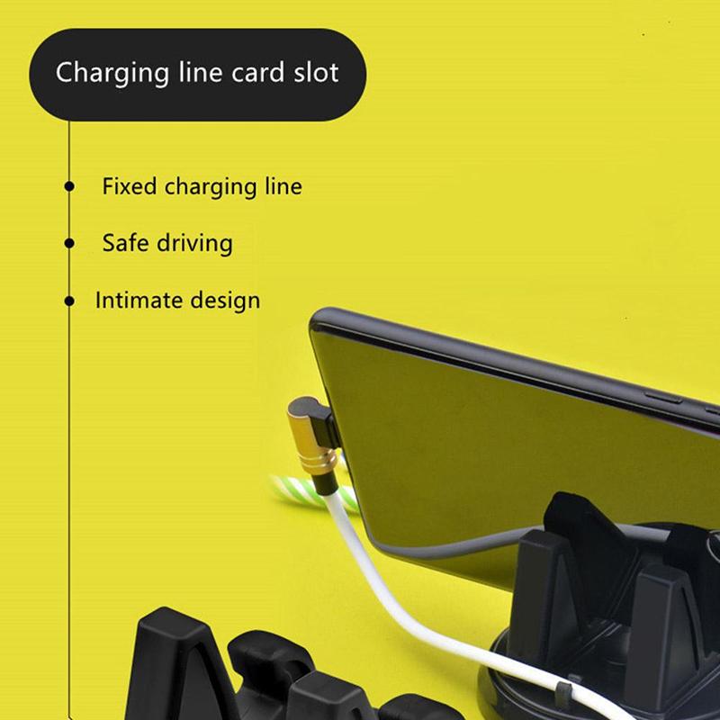 Вращающийся на 360° держатель для мобильного телефона на приборную панель автомобиля, противоскользящий держатель для сотового телефона с GPS-навигацией, автомобильное крепление в автомобиле для всех телефонов