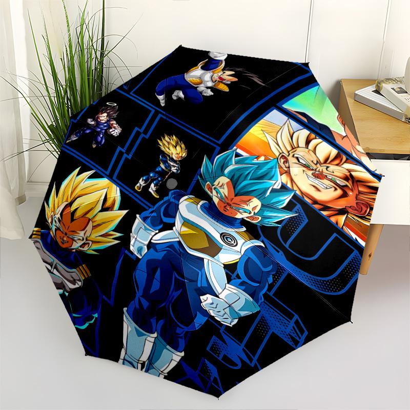 1 шт. Автоматический складной зонт - Узор Dragon Ball Super Портативный складной дизайн с 8 спицами Рождественские и Новогодние подарки