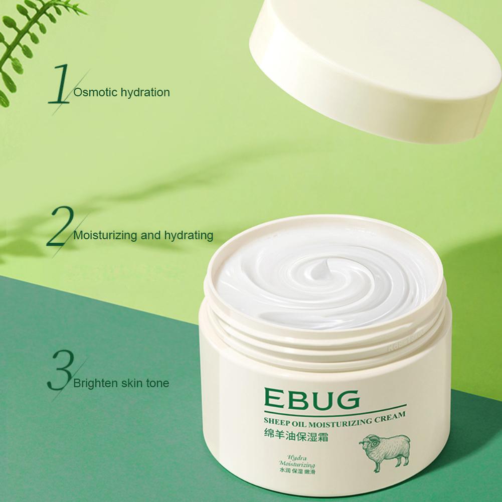 50g Lanolin Sheep Oil Face Cream Whitening Anti-Aging Anti-Wrinkle Moisturizing Nourish Lift Firming Winter Skin Care