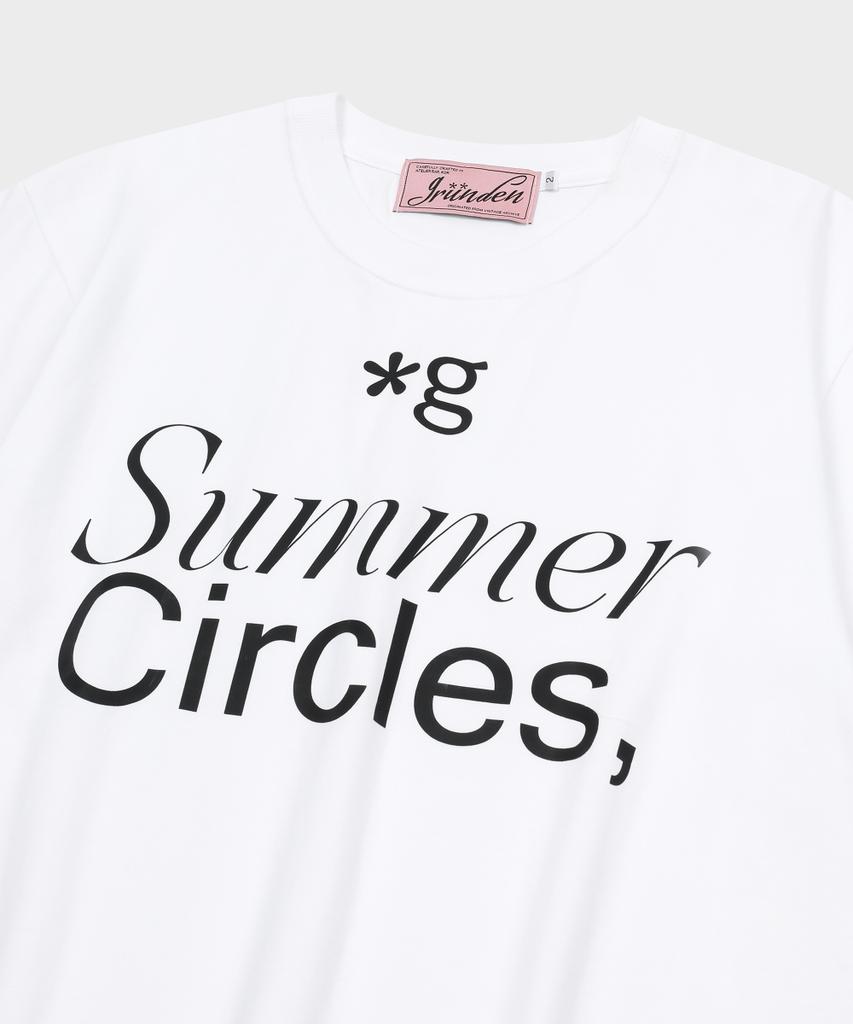 Летняя футболка Geulleondeun Circles (белый)