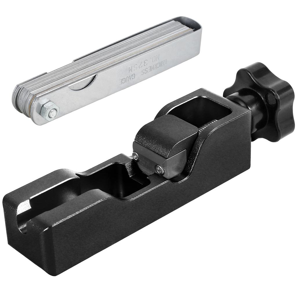 Инструмент для измерения зазора свечей зажигания, универсальный, регулируемый зазор свечей зажигания, компрессия электродов 10 мм, 12 мм, 14 мм, 16 мм, комплект для измерения мощности с щупом