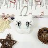 Bag Hanging Sad Cat Doll Keychain Funny Key Ring Cute Earphones Cat Pendant  Backpack Decor
