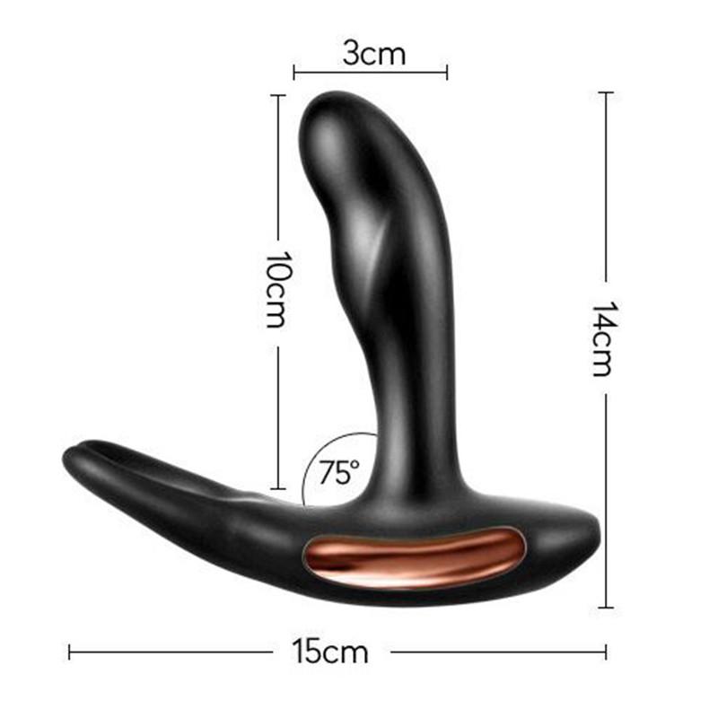 Массажер простаты с дистанционным управлением, нагревом, анальной вибрацией, анальная пробка, мастурбатор, игрушки для взрослых
