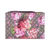 Большая косметичка-клатч GG Supreme Canvas с принтом Blooms, на молнии, коричневая, для женщин, для повседневного использования