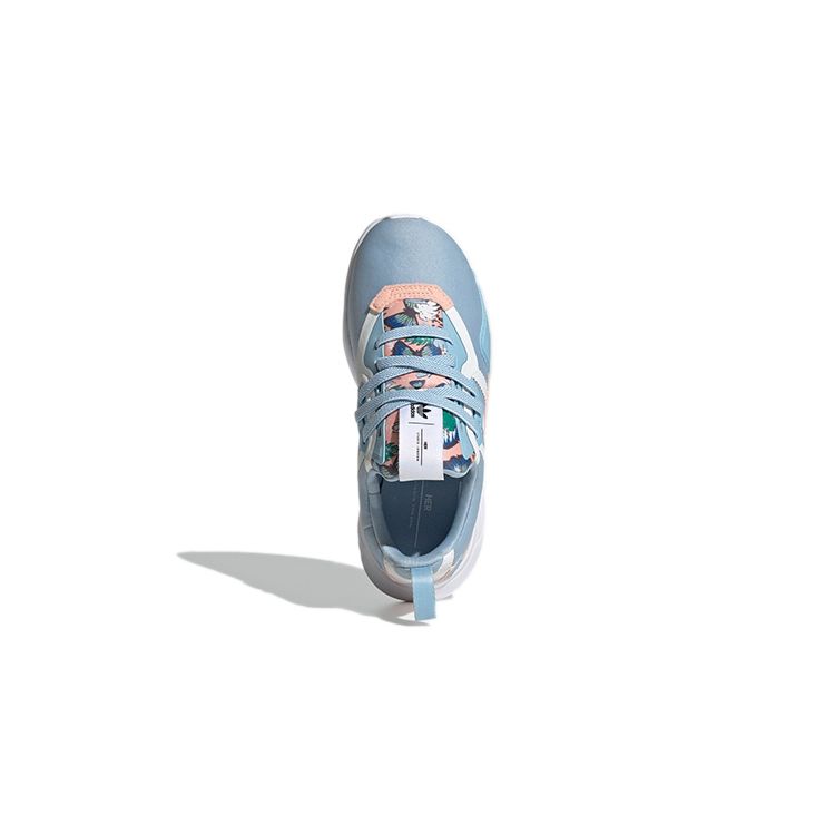 Her Studio London X Adidas Original Flex Little Kid Colorful Blossoms Kids Sneakers Blue Haze-Coral Cloud-White Q47143