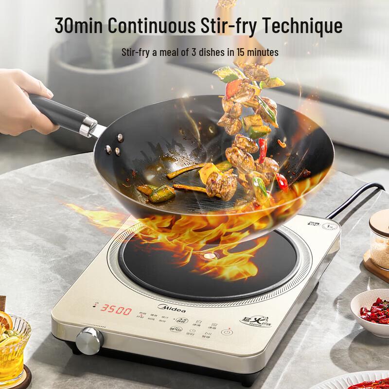Midea Platinum Diamond 3500W Induction & Ceramic Cooktop