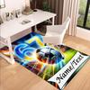 1PC Custom Name Times" Theme Floor Mat Ideal for Living Room, Game Rooms, Office, Bedroom,Floor Mat Playful Design