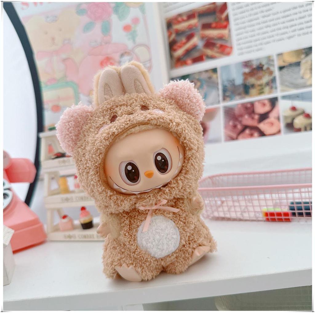 17см Виниловый брелок-кукла Лабубу: Коллекция одежды-сюрпризов первого и второго поколения