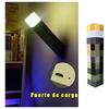 USB Rechargeable Torch Lamp for Decoration Brown