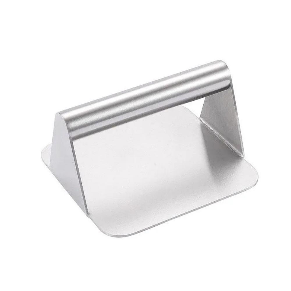 Kitchen Tools Health and Safety 304 Stainless Squid Pressure Plate Steel Hamburger Meat Press Round Square Hamburger Meat Press Meat Pressing Plate