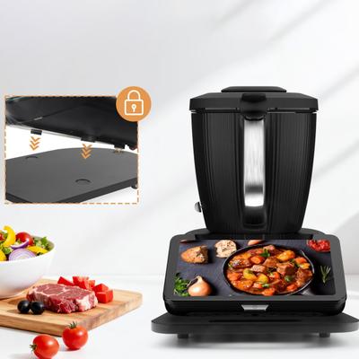 Подставка-скользяшка Yousheng для Thermomix TM7, нескользящий коврик с резиновыми роликами и фиксирующими зажимами, легкое перемещение
