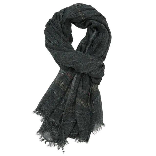 Arrival Unisex Style Winter Scarf Cotton And Linen Solider Color Long Women's Scarves Shawl Fashion Men Scarf