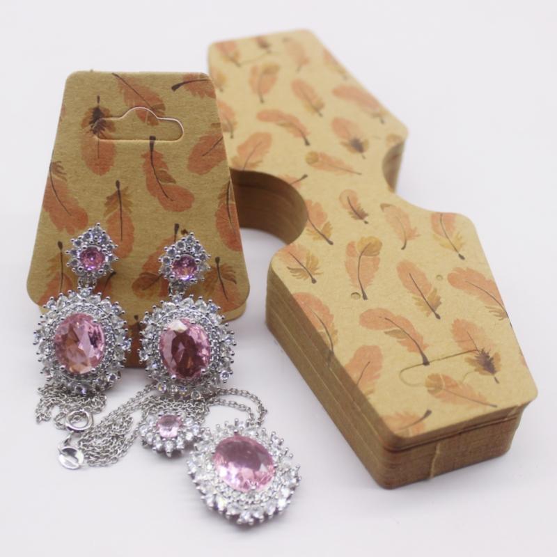 4,5x12 см набор из 50 украшений бумажная карточка ожерелье/браслет/аксессуар для волос этикетка для демонстрации