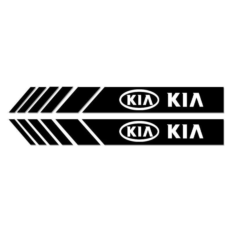 2 PCS Car Sticker Truck Vinyl Stripe Sport Rearview Side Mirror Decal For KIA Ceed Optoma Picanto Rio Sorento Soul Sportage wspy00