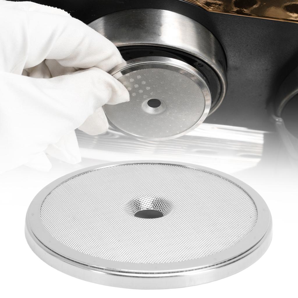 Coffee Machine Shower Screen Fit for Maker Stainless Steel Round Dispersion 56.5mm Secondary Water Separation Filter Spare Part