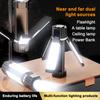 Outdoor Folding Camping Light with Hook Multi-function Emergency Work Light Tent Light Camp Light Flashlight 90° Rotatable Side