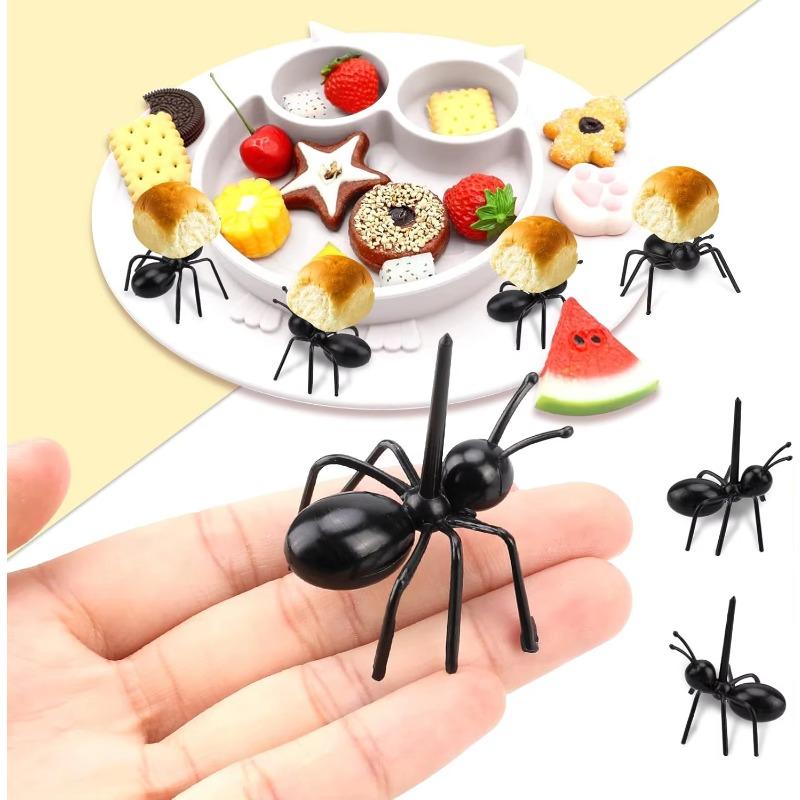 Animal Shaped Appetizer Forks Reusable Ant Toothpicks Fruit Dessert Tools Party Snack Picks Wedding Events