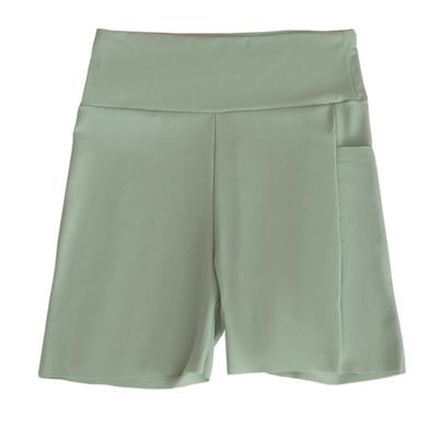 Удобные женские шорты для йоги, бесшовная однотонная повседневная одежда