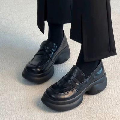 Женские мокасины Весна Британский стиль Slip On Platform Туфли Мэри Джейн Женские Японские Jk Uniform Туфли Лолита Женские