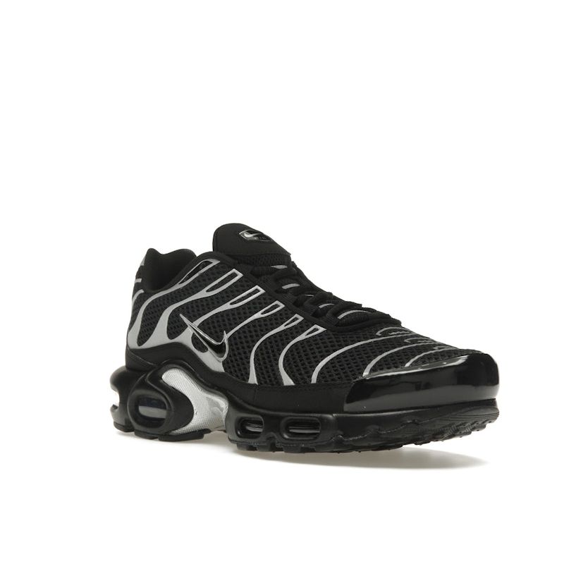 Nike Air Max Plus Premium Black Metallic Silver Unisex Sneakers HQ3029-001