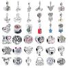 925 Sterling Silver Round Charm Fit Original Fashion Charm Bead Forever Family Charm Bracelet Necklace Trinket Diy Women Jewelry