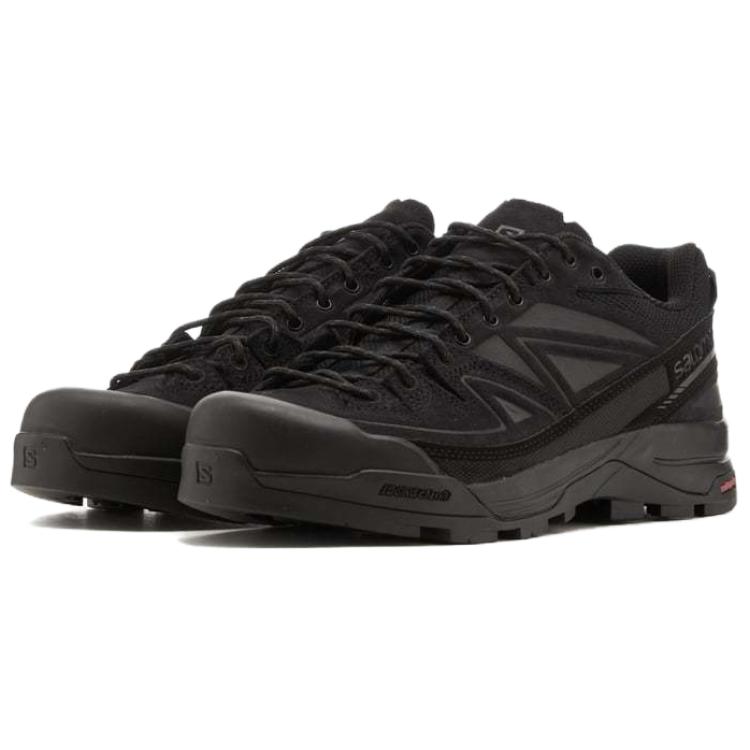 SALOMON X-ALP Leather Black Asphalt Unisex Sneakers L47596300