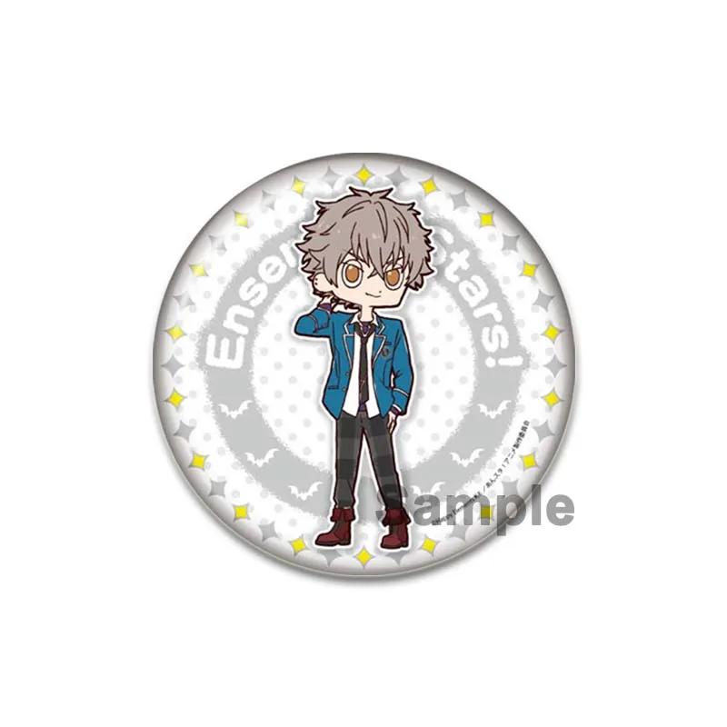 32/44/58 мм Аниме Ensemble Stars SOUMA KANZAKI Брошь для одежды, шляпы, рюкзака, круглые булавки, значки ручной работы для косплея из мультфильмов, аксессуары