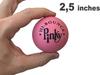 MAXFLO Premium Rubber Balls 3 Pack Pinky Bouncy Balls Colorful Gift Box Combo Party Gift Supplies Solid Rubber High Bounce Pink for Kids