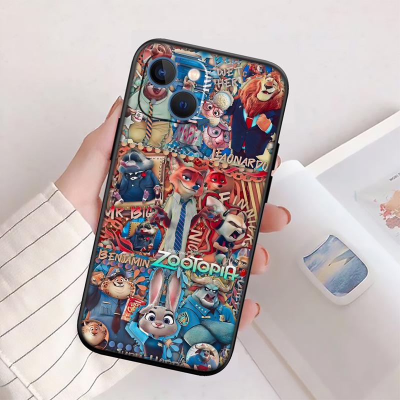Zootopia Disney Новый высококачественный чехол-ракушка для Redmi Note 10 11 12 Pro Max 10S 10C 10T 11A 11S 12S 12C