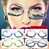 New Ladies Cosmetic Presbyopia Glasses with Circular Frame Vintage Flip Top Makeup Personality Reading Eyeglasses Diopter To+4.0