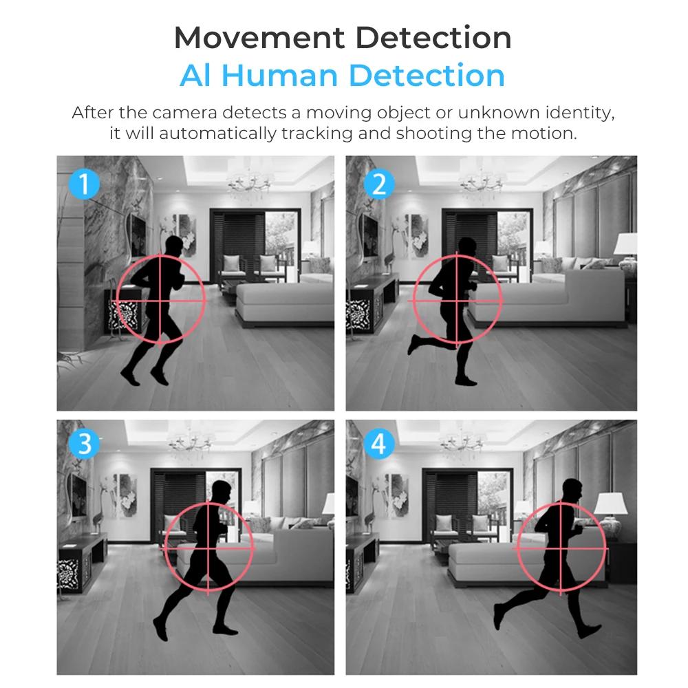 Wireless WiFi High-definition Monitoring Camera, Remote Indoor Night Vision Home Camera, Intelligent 360 Degree Monitoring