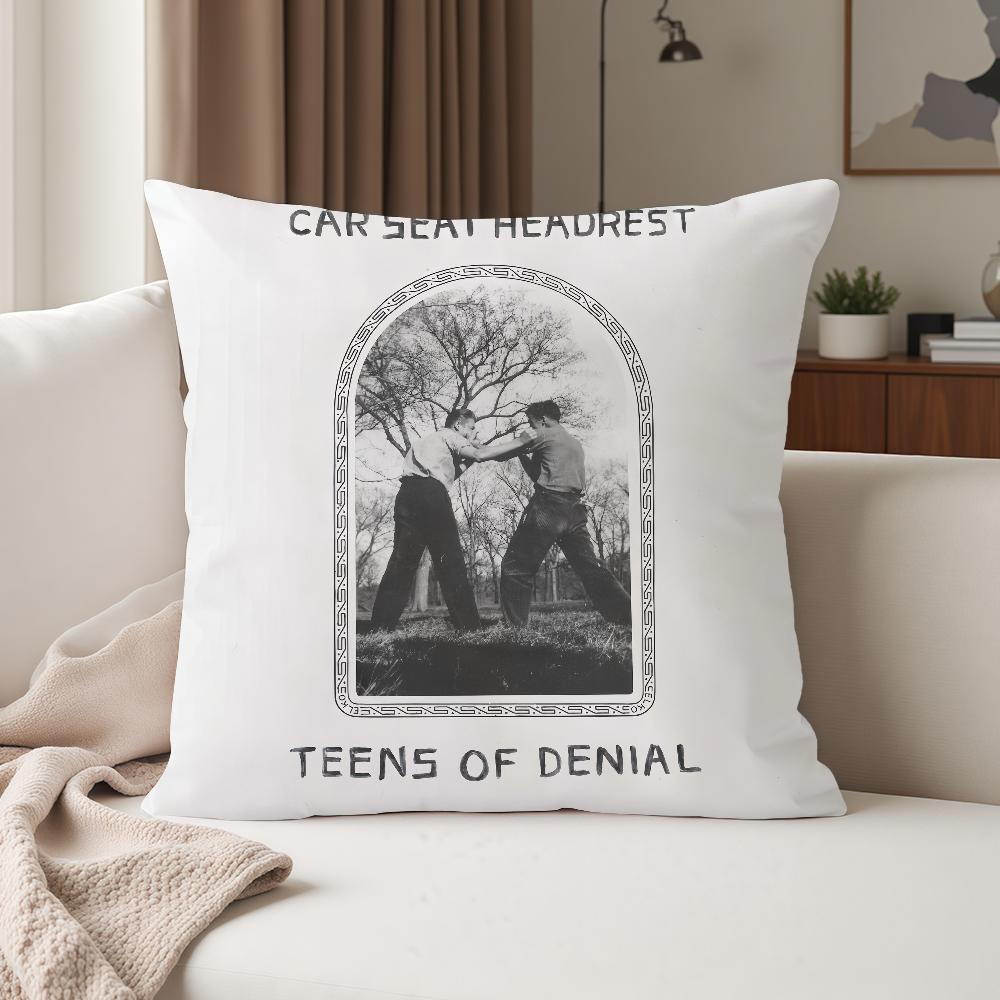 Band CCar Seat HHeadrest Pillow Case Suitable For Bedrooms Living Rooms Cars Home Decoration