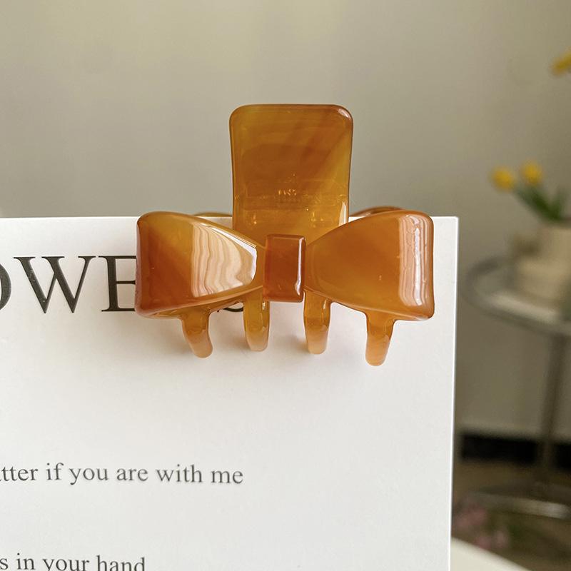 Новые ретро ацетатные маленькие заколки для волос для женщин, изысканные банты, заколки для волос, боковые заколки для волос для девочек, аксессуары для волос, корейские заколки для волос