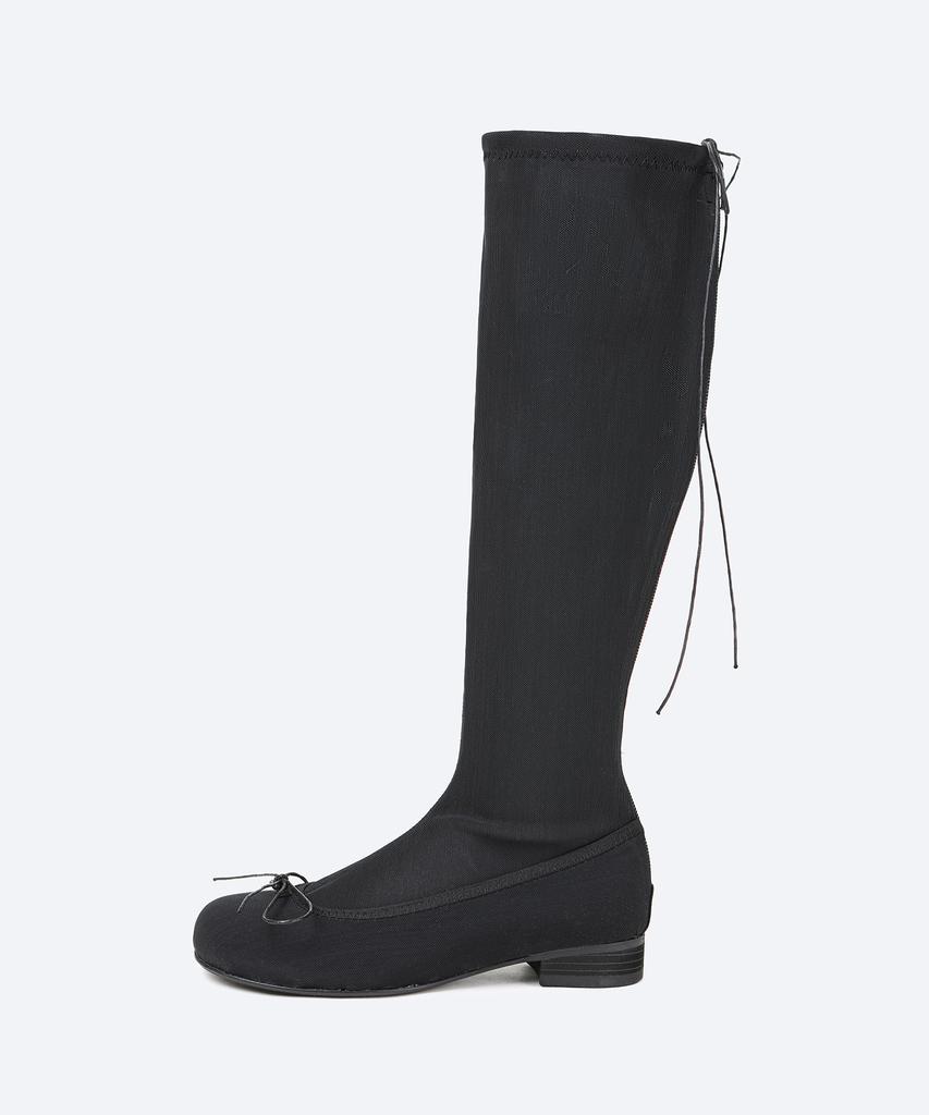 Then Nia Sheer Mesh Boots / Black