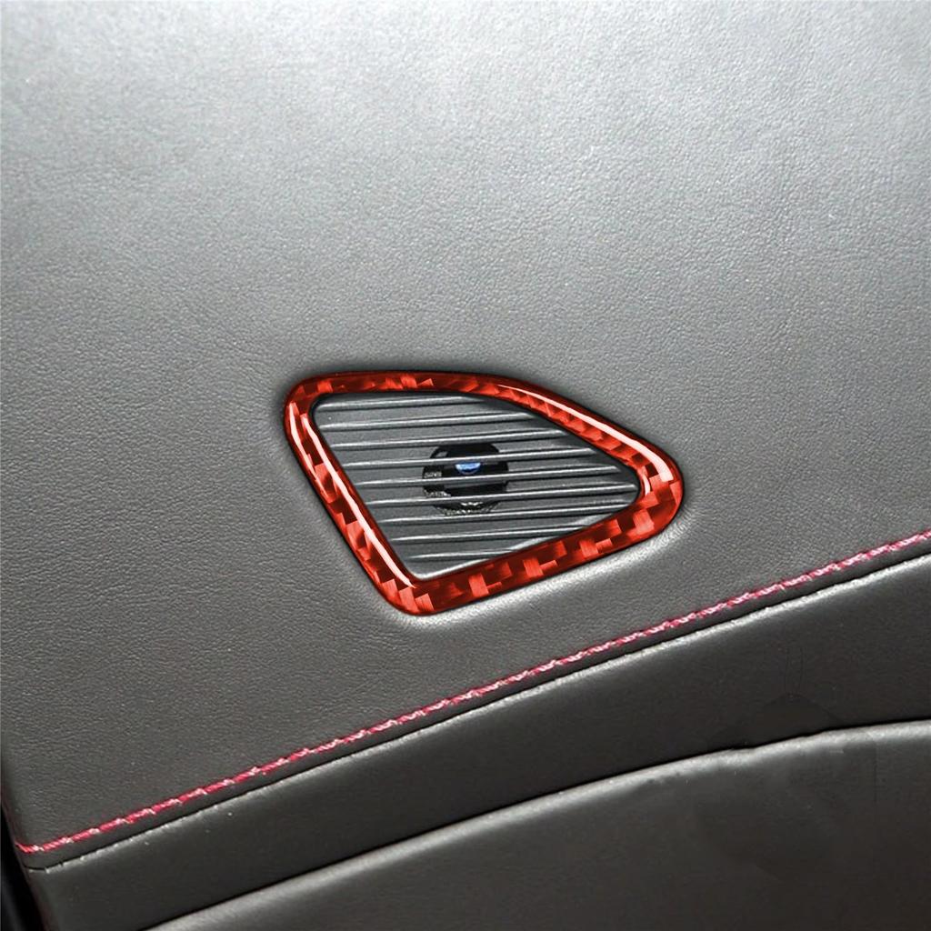 2 шт./компл., стильная наклейка из углеродного волокна, дверной динамик, рамка, накладка, наклейка для Chevrolet Corvette C7 2014-авто