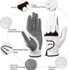 Golf Glove Men Left Hand Non-slip Grip Glove Quick-drying Ventilated Wear Resistant Golf