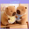 Cuddly And Soft Capybara Plush Doll Cozy Stuffed Animal Excellent Gift For Kids
