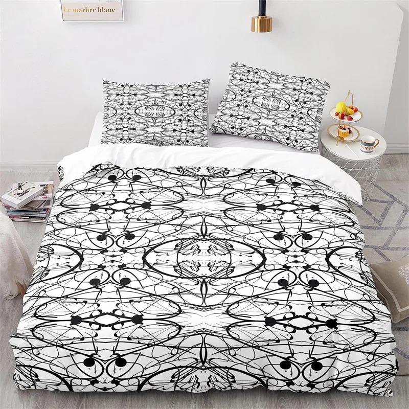 Colorful Geometric Duvet Cover Set Psychedelic Swirl Bedding Set King Queen For Kids Adults Room Microfiber Abstract Quilt Cover