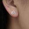 Creative Earrings Mini Bicycle Earrings Personality Wild Bicycle Earrings Female Simple Jewelry AVE