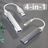 4 Port Usb 3.0 Type C USB C Hub High-speed Type C Splitter 5gbps Adapter for Computer Accessories Multi Port Hub Usb for Lenovo HUAWEI Xiaomi Macbook