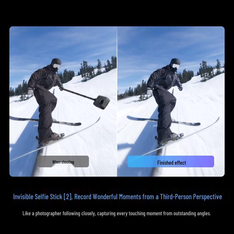 DJI Osmo 360 8K Панорамная экшн-камера Велосипедный комплект заднего вида (Китайская версия)