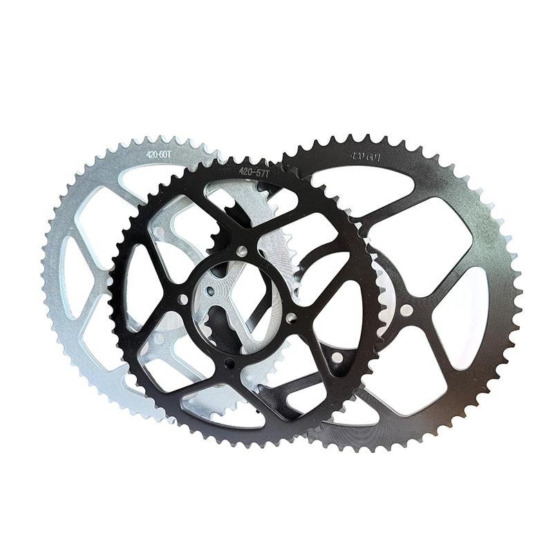 Motorcycle 420 Chain Rear Sprocket 51T 53T 57T 60T 76mm For 50cc 70cc 90cc 110cc 125cc 250cc Pit Dirt Bike ATV Quad Bike Go Kart