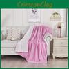 Plush Thick Polyester Fleece Blanket With Double Layer Warmth For Home Use Sleep