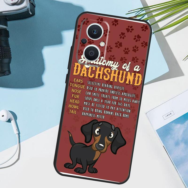 DACHSHUND Case For OPPO Reno 13 F 12 12F 11 8T 7 8 10 Pro OPPO Find X8 X6 Pro X3 X5 Lite Phone Cover