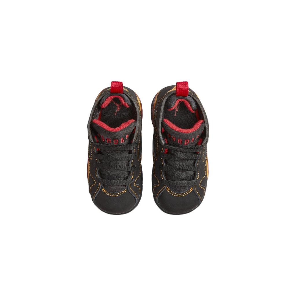 Детские кроссовки Air Jordan 7 Retro TD Citrus 2022 Черный/Красный DJ2776-081
