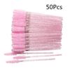 50Pcs Disposable Crystal Eyelash Brush Mascara Wands Applicator Eye Lash Brushes Eyelash Extension Makeup Tools
