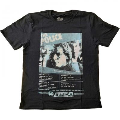 The Police Хлопковая футболка унисекс для взрослых Reggatta с 8 дорожками